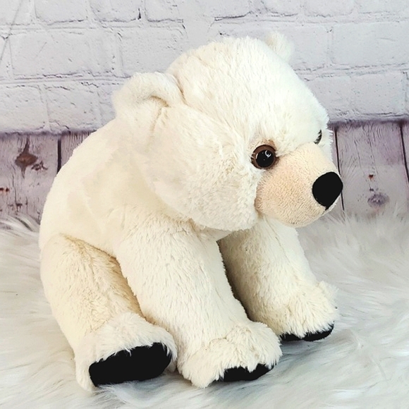Wild Republic Zoo Realistic Polar Bear Winter Plush Stuffed Animal Toy 14" - Picture 9 of 17